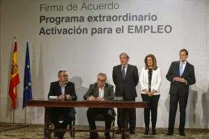 Gobierno del PP, Patronal: CEOE -CEPIME y CC.OO-UGT…La foto de la ignominia