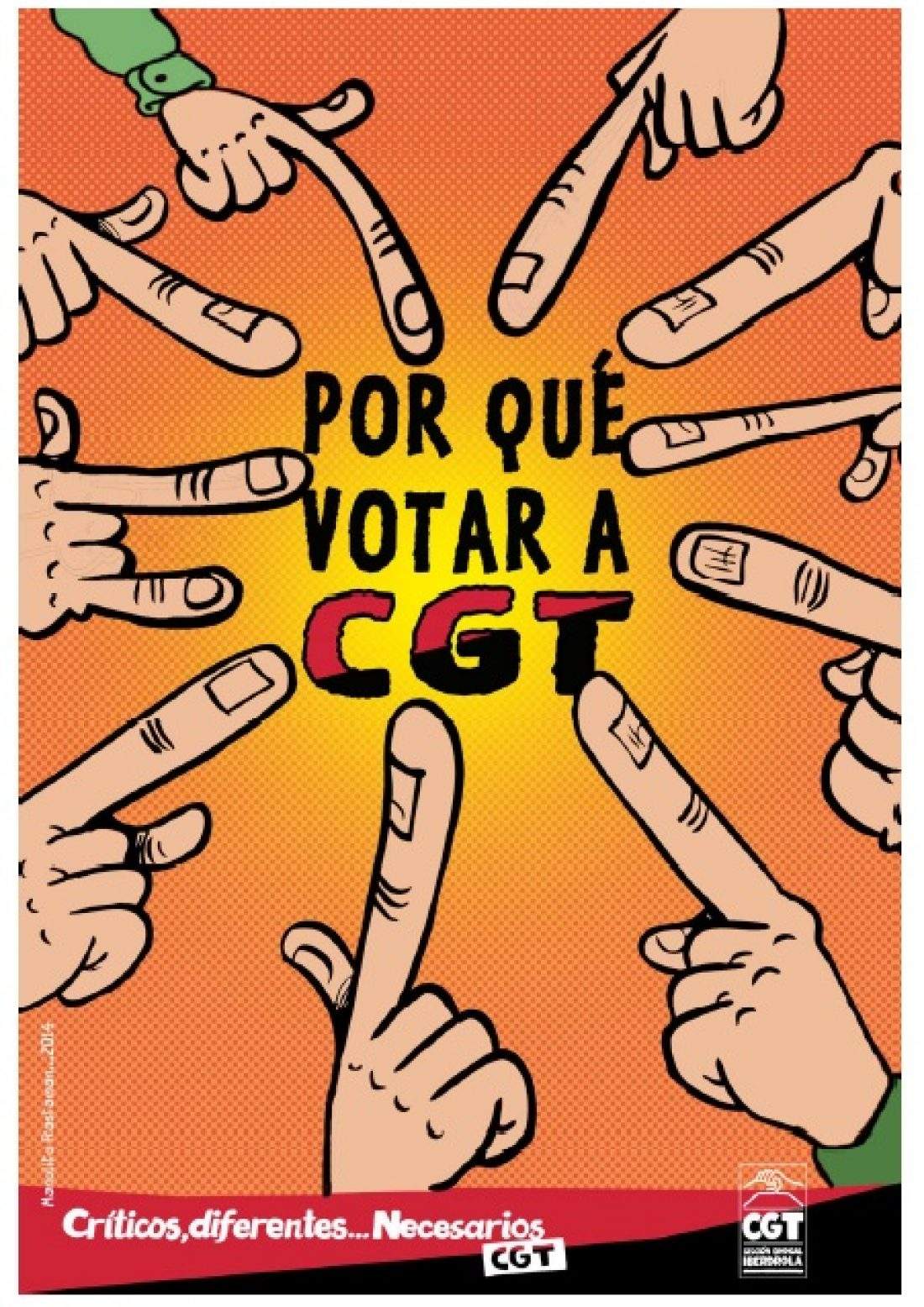 Cómic: Vota CGT (Iberdrola)