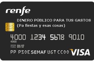 Las dietas y tarjetas del Consejo de Administración de Renfe: “simulación en diferido de salario”