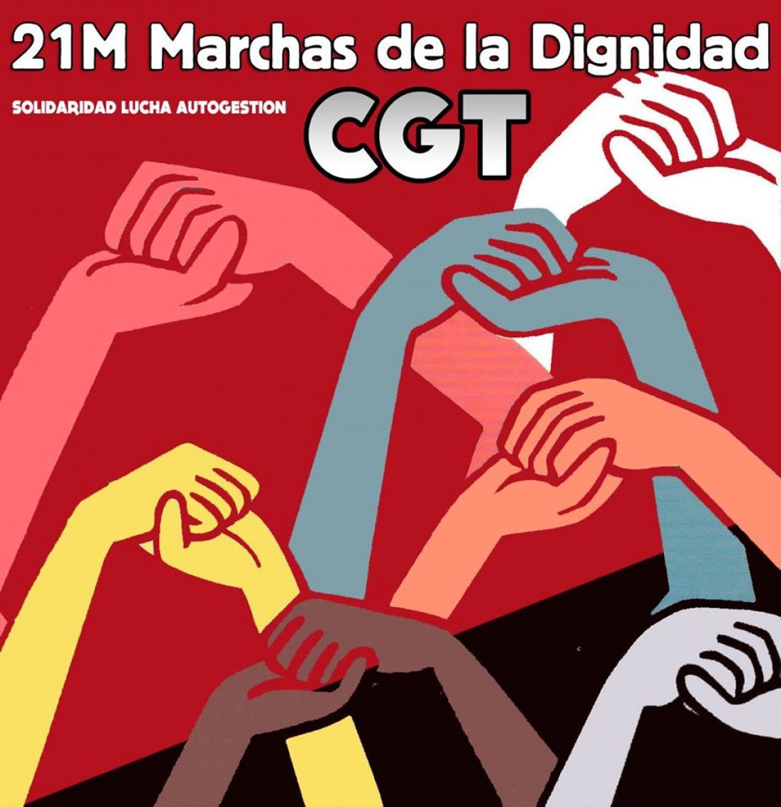 Las Marchas por la Dignidad estarán de regreso en Madrid el 21 de marzo para exigir Pan, Trabajo, Vivienda y Dignidad