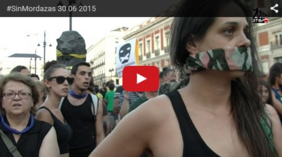 Vídeo: 30 de junio #LeyMordaza Madrid