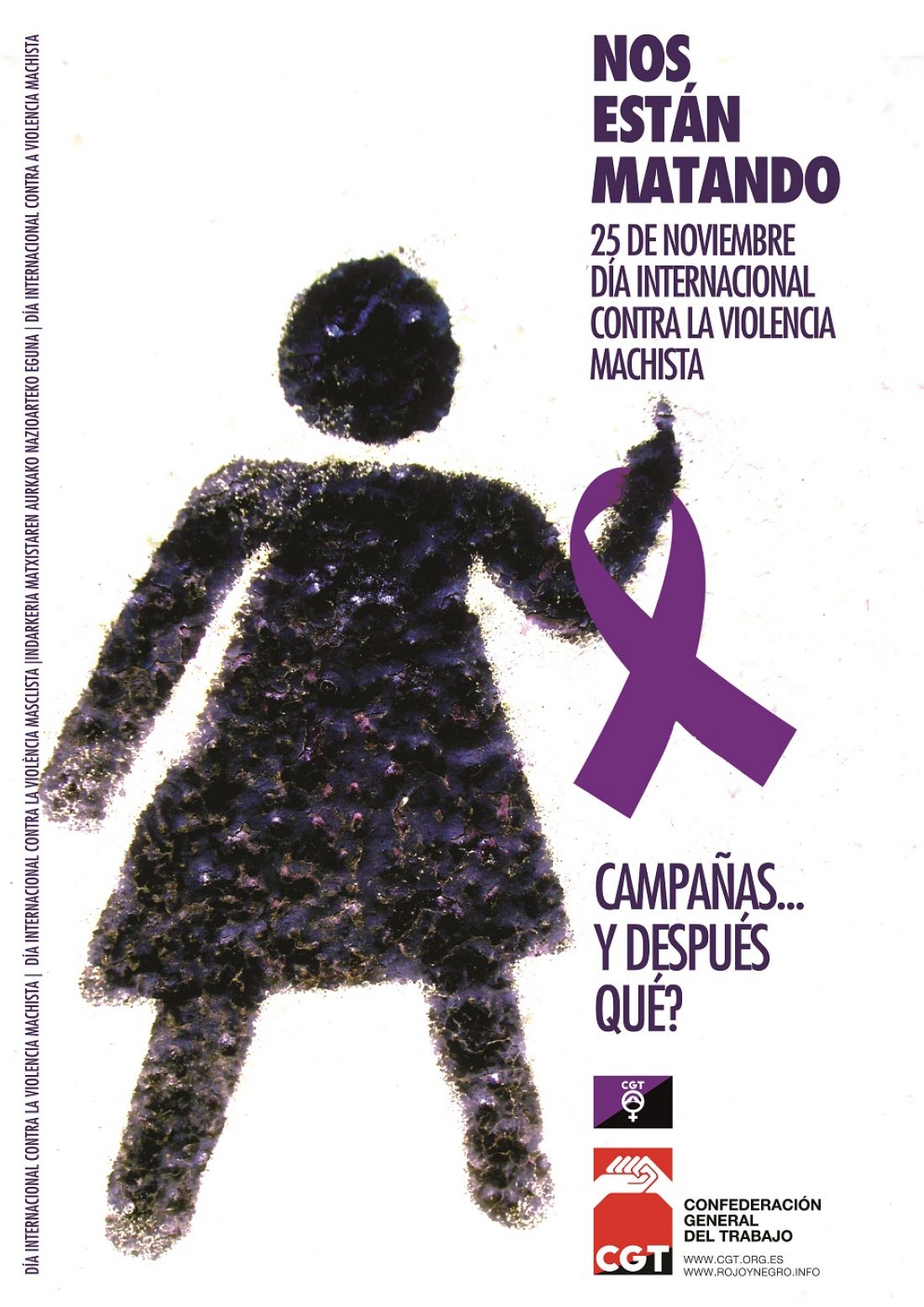 CGT llama a movilizarse este 25 de noviembre, Día Internacional contra la Violencia Machista