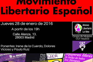 «Las Mujeres en el Movimiento Libertario» 28 de enero a las 7