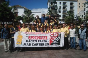 Huelga indefinida en Correos Algeciras