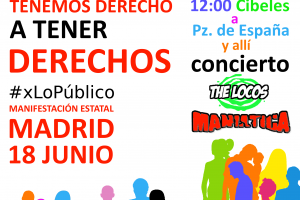 Concierto Después de la Manifestación #xLoPúblico