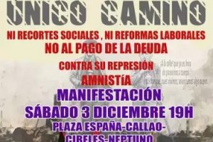 Miles de personas han vuelto a manifestarse este 3-D, convocadas por las Marchas de la Dignidad