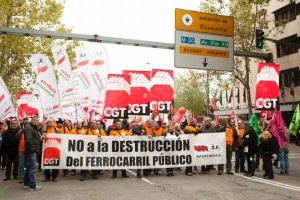 CGT en contra de destinar dinero público a la destrucción de empleo en RENFE