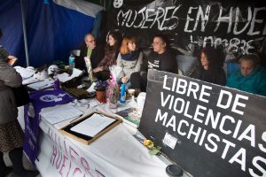 CGT apoya la huelga de hambre de las mujeres del Colectivo Velaluz en la Puerta del Sol de Madrid