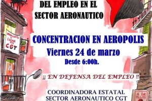 Jornadas en defensa del empleo en el Sector Aeronáutico