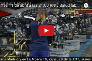 Martes 11 de abril a las 21:00 RNtv Salud laboral