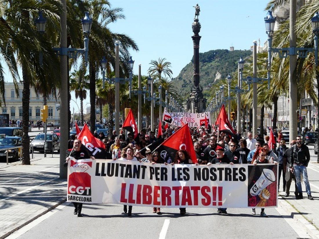 CGT en defensa de las libertades y de la Democracia Directa