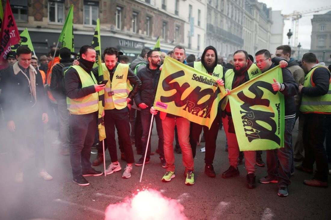 La CGT se solidariza y apoya a la huelga de trabajadores y trabajadoras ferroviarias Francesas