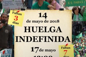 CGT presenta el preaviso de Huelga indefinida en la enseñanza pública no universitaria a partir del 14 de Mayo