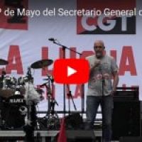 Discurso 1º de Mayo del Secretario General de CGT