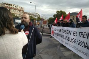 Normalidad en el desarrollo de la jornada por parte de la plantilla de Renfe y Adif, y malas prácticas por parte de Renfe