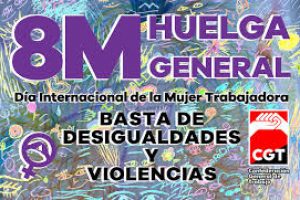 CGT decide en su Congreso convocar Huelga General el 8 de Marzo