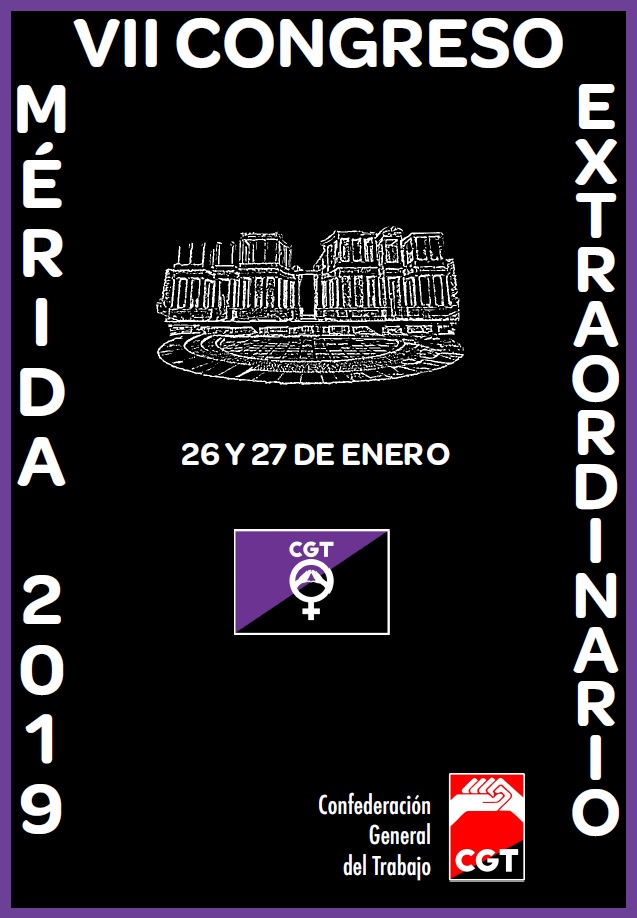 CGT celebrará el VII Congreso Extraordinario en Mérida para debatir sobre la Huelga General del 8M