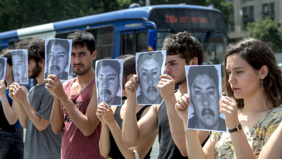 Memoria por el asesinato del joven mapuche Camilo Catrillanca en Chile a manos de los carabineros