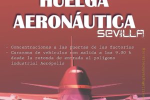 CGT convoca una huelga de 24 horas el próximo 18 de diciembre en las empresas de ingeniería del sector aeronáutico contra los despidos y la precariedad laboral de las plantillas