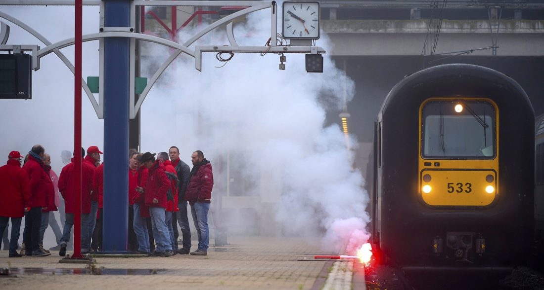 Bélgica: Huelga en el sector ferroviario el 19 de diciembre