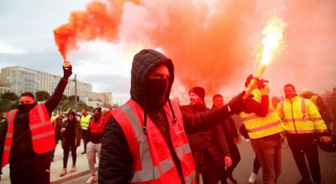 Francia: Reforma jubilatoria. Huelga general a partir del 5 de diciembre