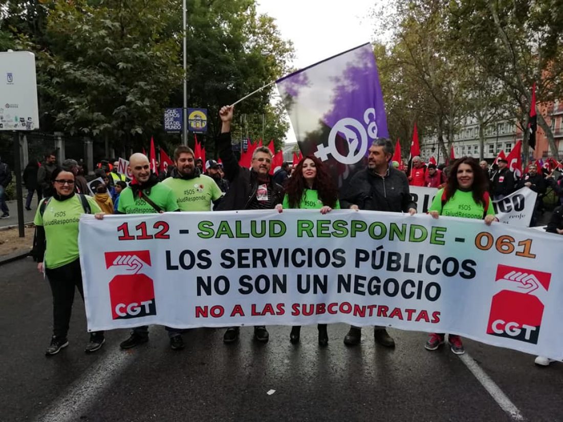 CGT convoca huelga durante el periodo navideño en Salud Responde en Jaén