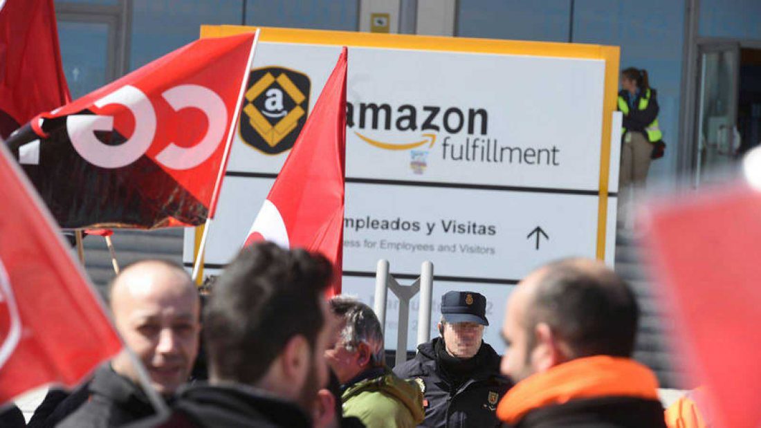 CGT alerta de las condiciones laborales en los centros de Amazon