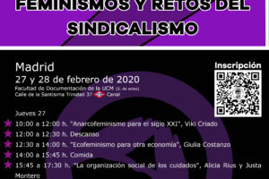 Curso de formación: Feminismo y retos del sindicalismo