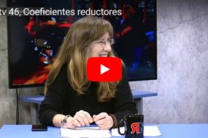 RNtv 46. Coeficientes reductores