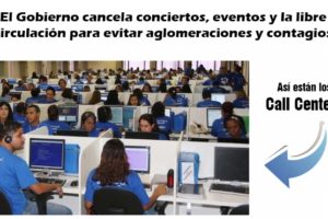 El Gobierno no limita las concentraciones de personas que se dan en los centros de trabajo de telemarketing