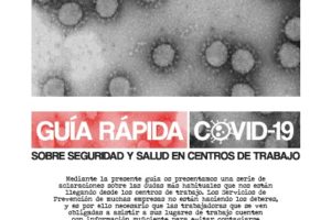 Guía Rápida Covid-19 sobre seguridad y salud en los centros de trabajo