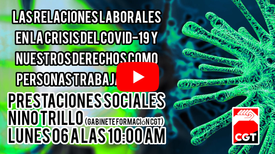 Lunes 06 10:00 AM – Covid-19 Prestaciones sociales