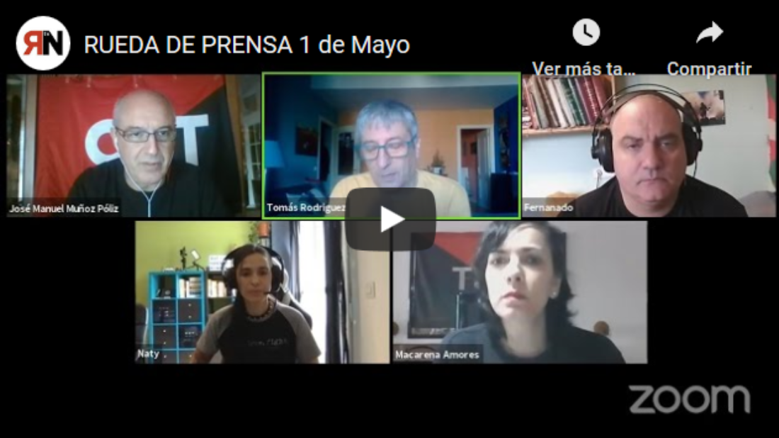 Rueda de prensa 1 de Mayo