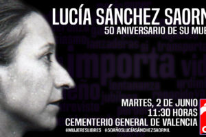 CGT homenajea a Lucía Sánchez Saornil