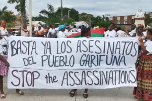 Por la aparición con vida del líder Garífuna Snider Centeno y los integrantes de Triunfo De La Cruz desaparecidos (Honduras)