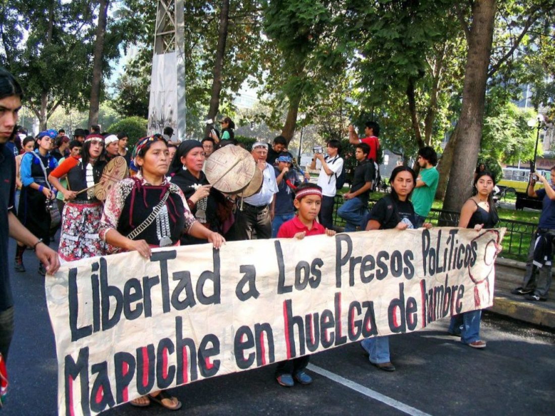 Libertad inmediata para los presos políticos mapuches en huelga de hambre (Chile)