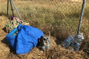 CGT denuncia el abandono de decenas de migrantes tras el incendio acaecido este lunes en un asentamiento de Lepe (Huelva)