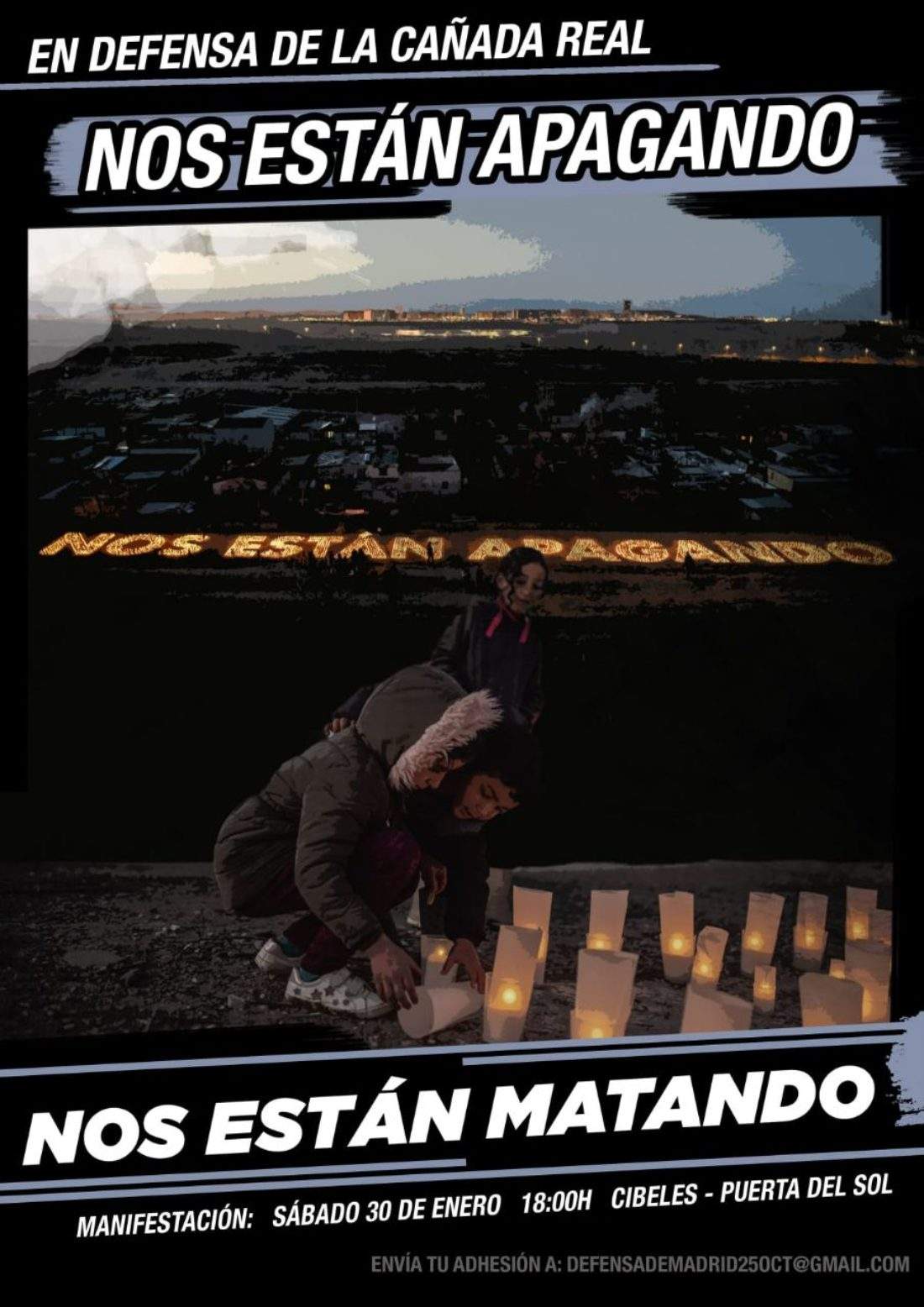 30 de enero, manifestación en Madrid: Nos están matando