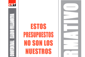 Boletín 166: Estos presupuestos no son los nuestros