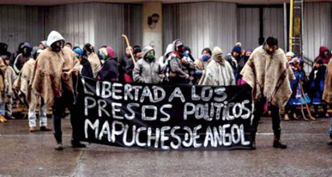 Libertad para los presos mapuches en huelga de hambre en Angol (Wallmapu chileno)