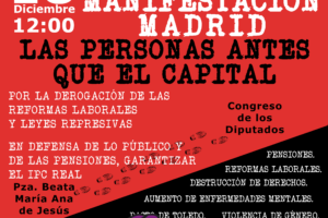 El 18 de diciembre, todas y todos a Madrid