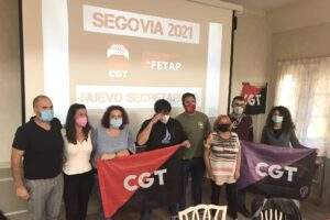 La Federación Estatal de Trabajadores de las Administraciones Públicas de la CGT  renueva su Secretariado Permanente en Segovia