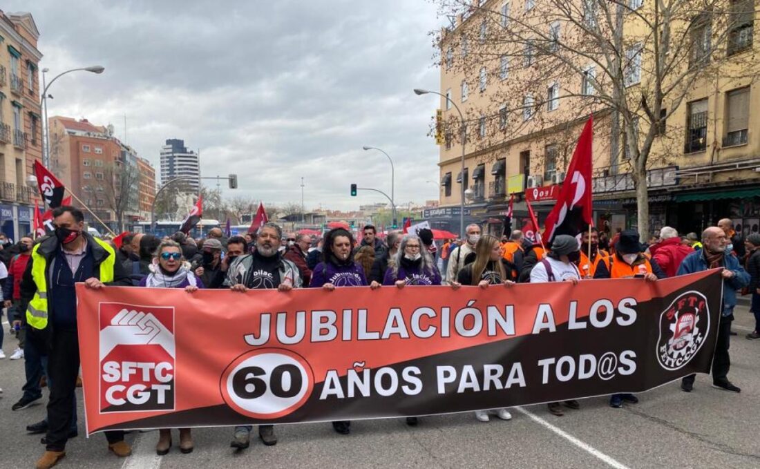 El colectivo de conductores profesionales exige la jubilación a los 60 años