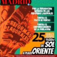 25 de junio: «Contra las reformas que precarizan a la Clase Trabajadora»