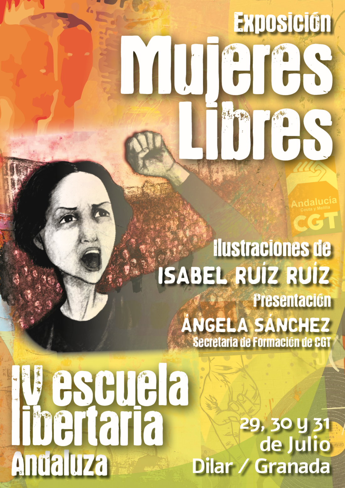 IV Escuela Libertaria Andaluza: 80 años de la asociación «Mujeres Libres» en una exposición de Isabel Ruíz Ruíz