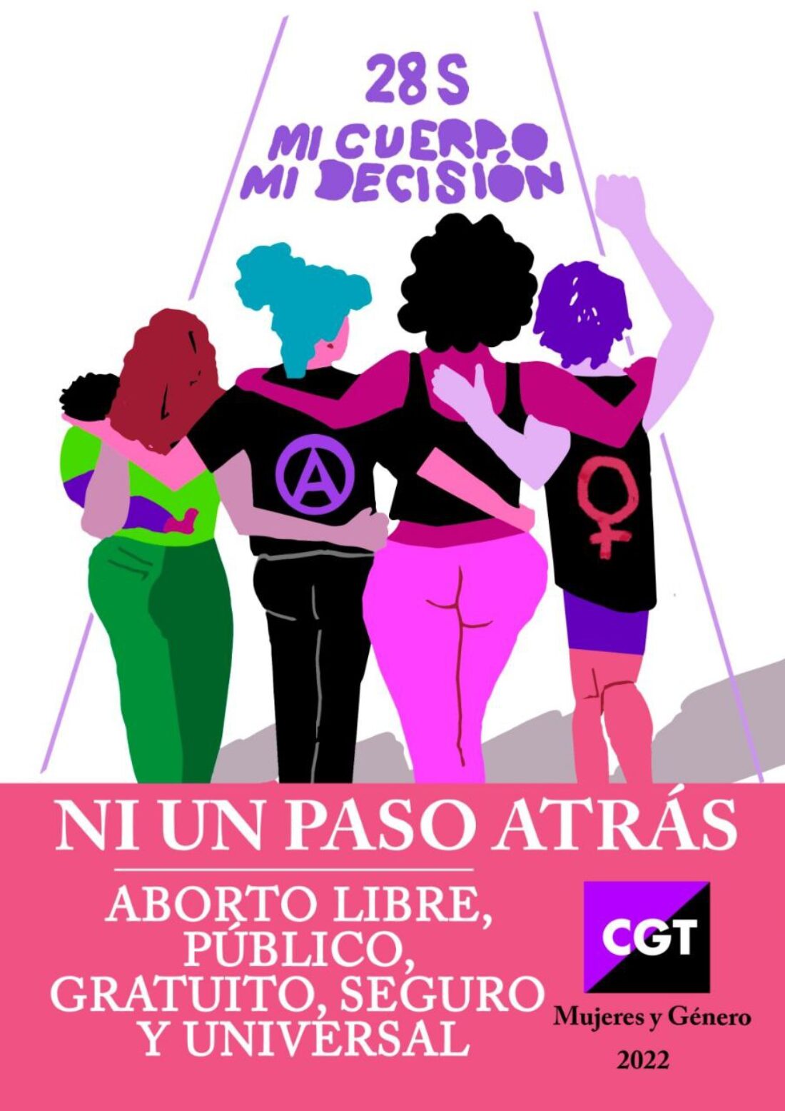 MANIFIESTO DE CGT A FAVOR DE LA LUCHA POR EL DERECHO AL ABORTO