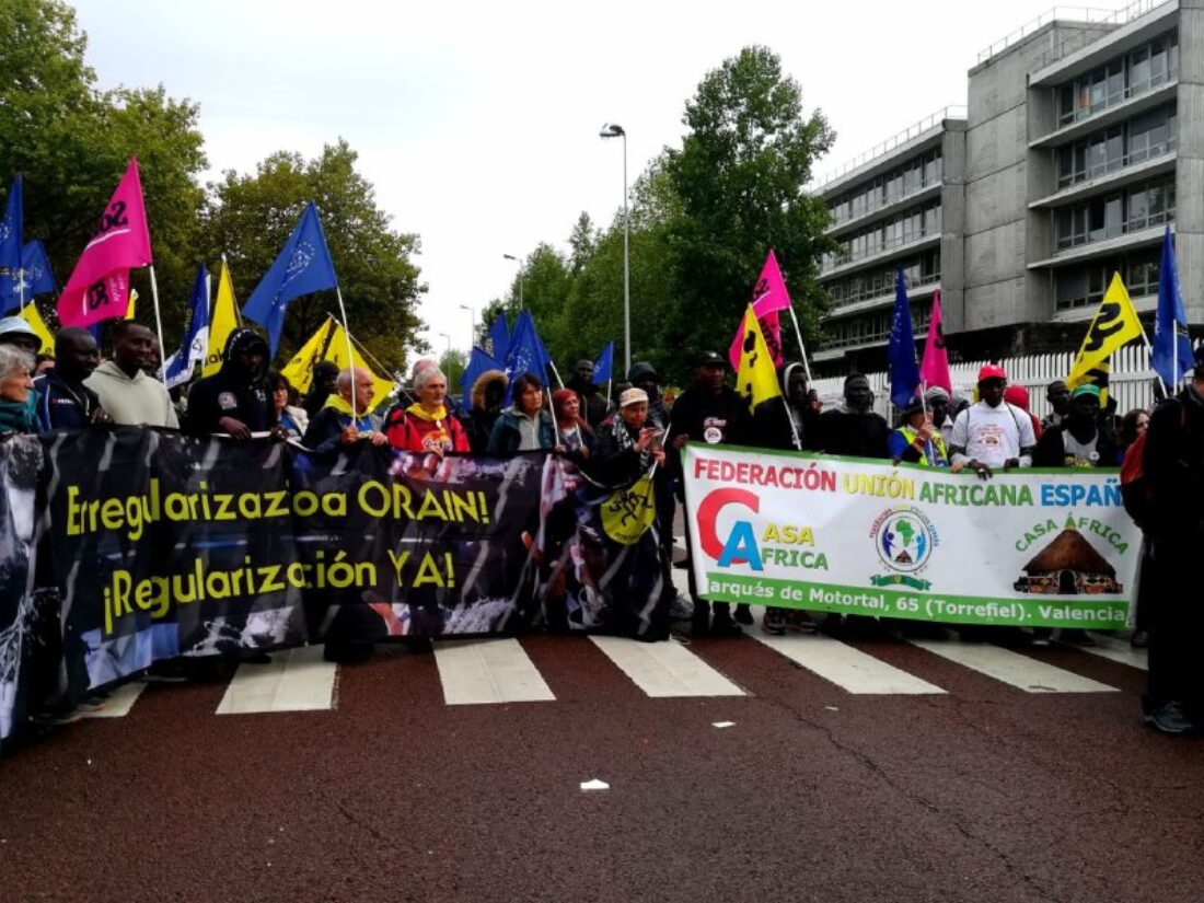 CGT valora positivamente la marcha a Bruselas y se suma a la exigencia internacional para el desarrollo de otras políticas migratorias en favor de los Derechos Humanos