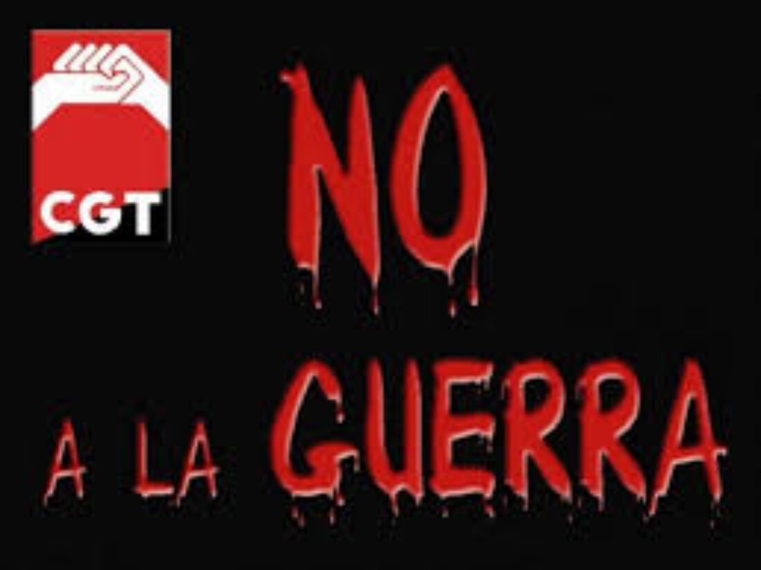 CGT muestra su rechazo a los PGE por el  importante aumento económico para armamento y defensa en plena crisis socioeconómica