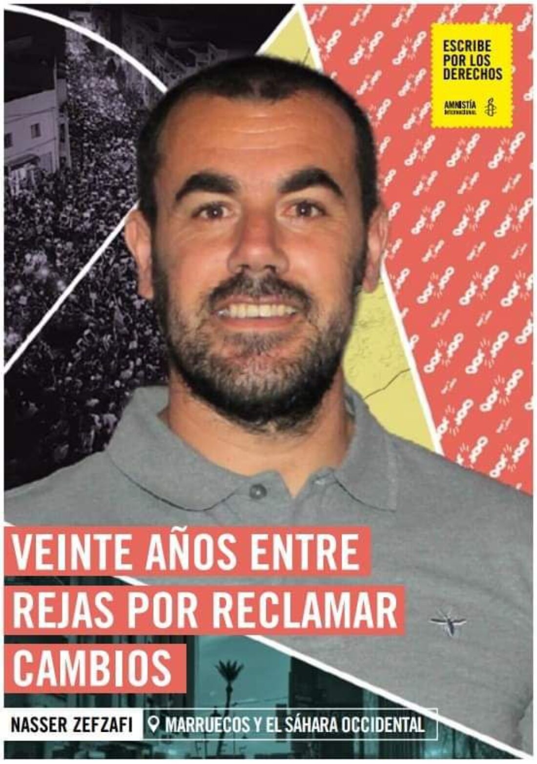 CGT exige la puesta en libertad de Nasser Zefzafi, miembro del Movimiento Popular Rifeño por la libertad y justicia en el Rif