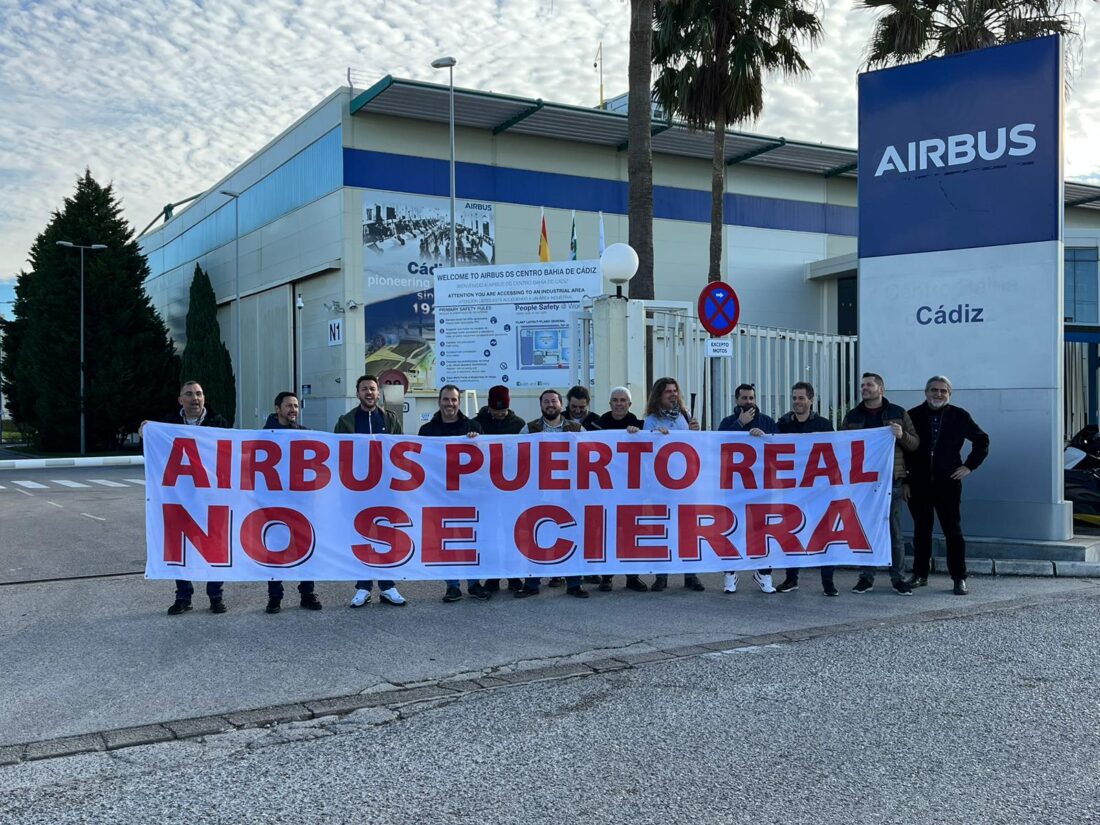 La coordinadora estatal de CGT en Airbus ha hecho acto de presencia en el evento ‘Amanecer’ de Airbus Cádiz